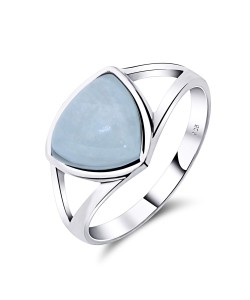 Aquamarine Silver Rings NSR-2469